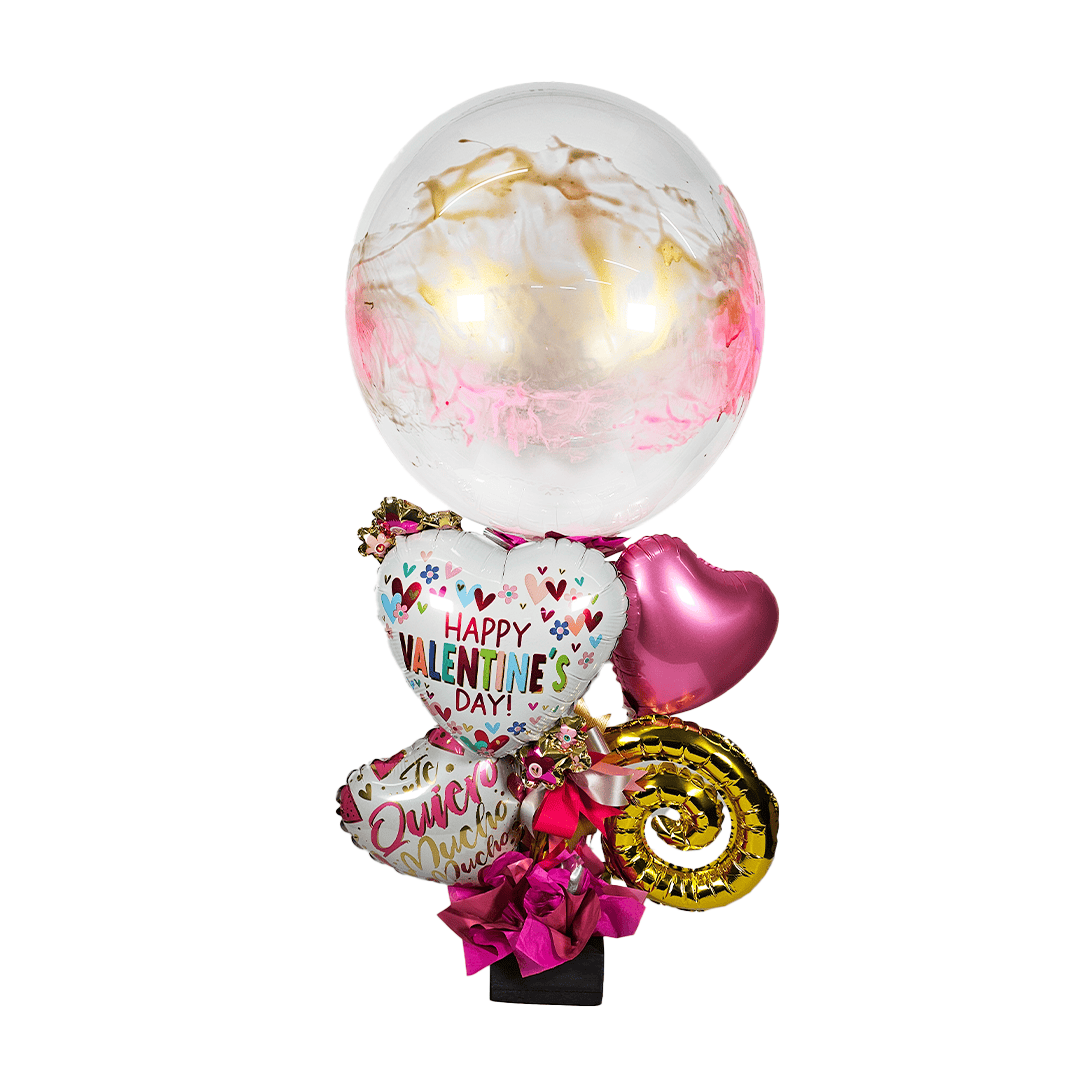 Arreglo burbuja día del cariño - Imagen 6