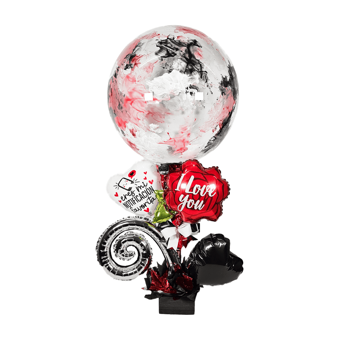 Arreglo burbuja día del cariño - Imagen 7