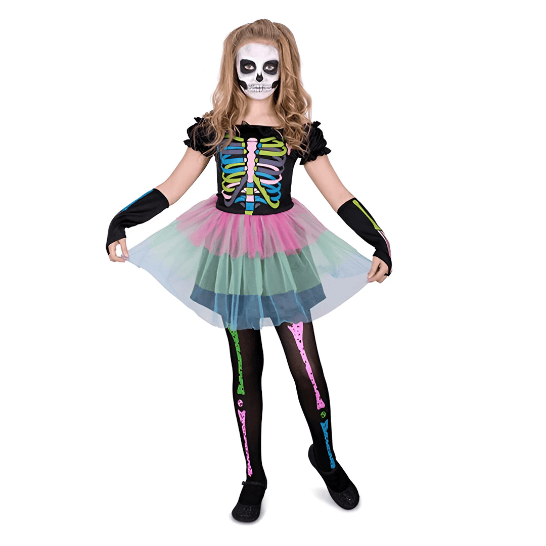 Disfraz de tutu de esqueleto talla XL