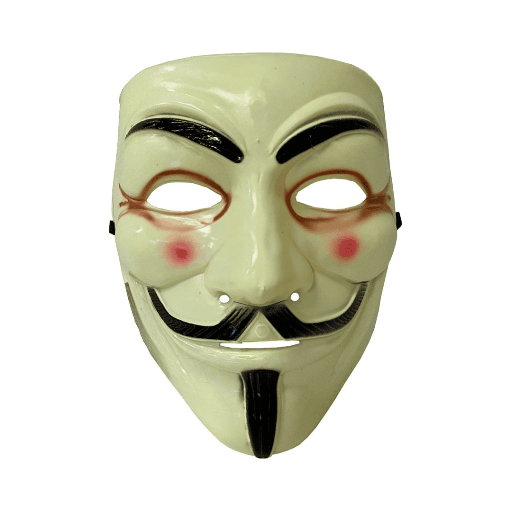 Máscara De V De Vendetta | Disfraz De Conspirador Inglés | Accesorio Para Carnaval Y Fiestas De Adultos