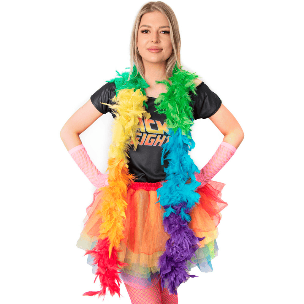 Boa De Plumas De Pavo 60 G | 2 Yardas Para Decoración De Fiestas, Bodas Y Disfraces