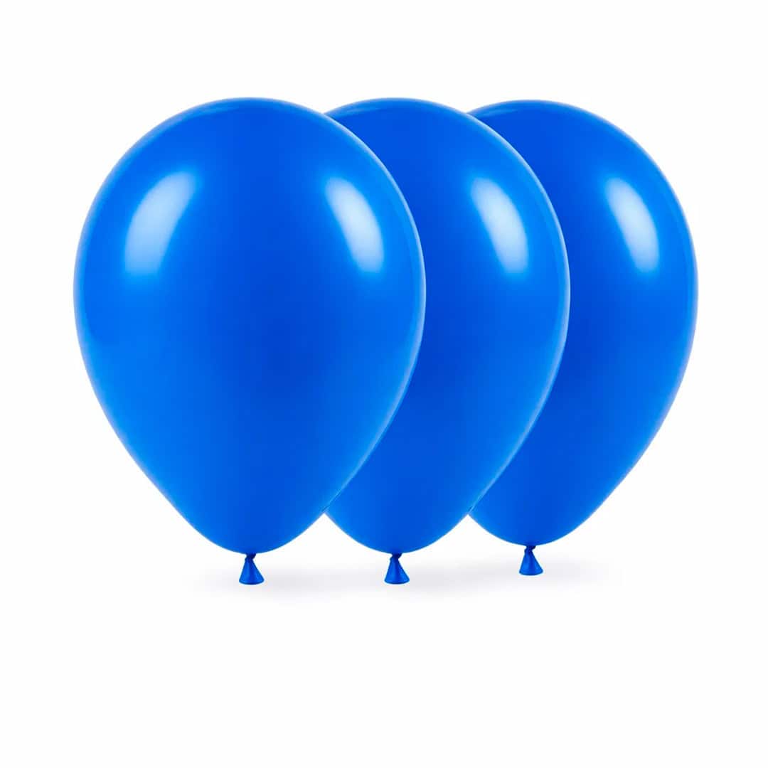 Globo Látex Azul Royal 12" | 15 unidades