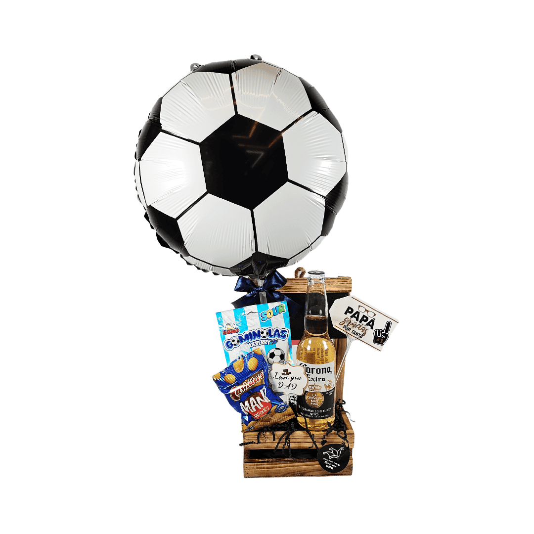Arreglo futbolístico para día del padre