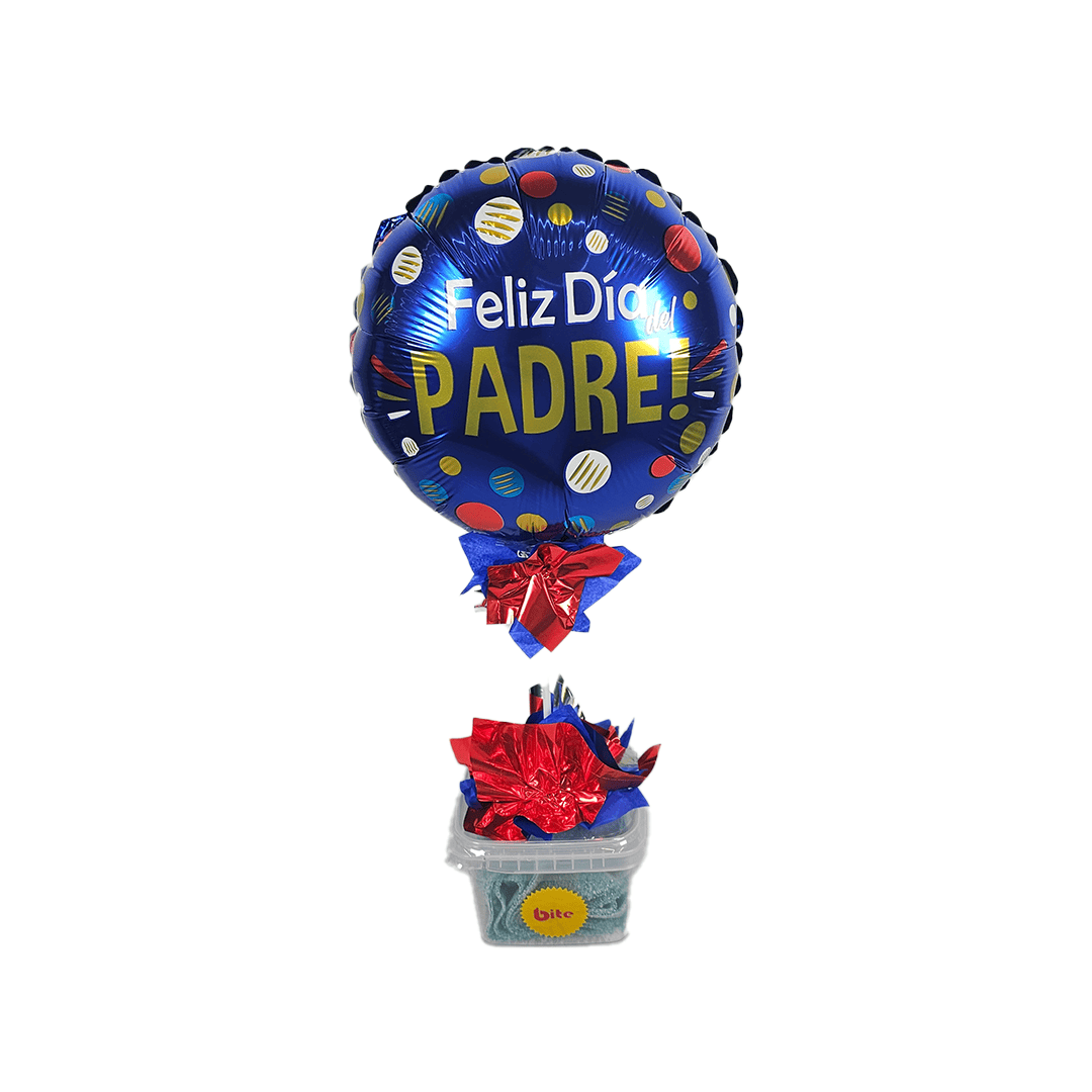 Arreglo del día del padre con gomitas