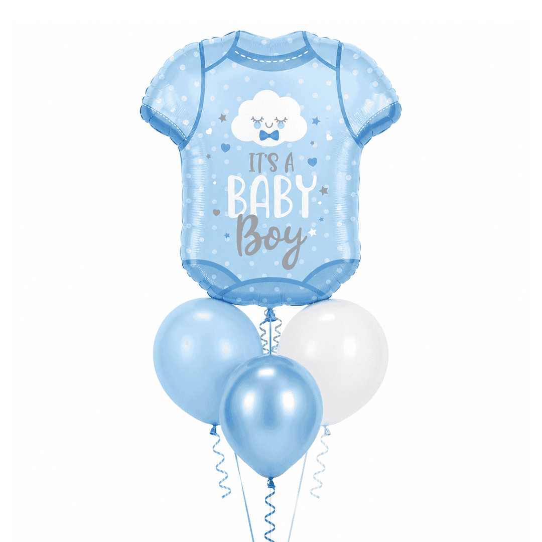 Globos con helio Baby Shower niño