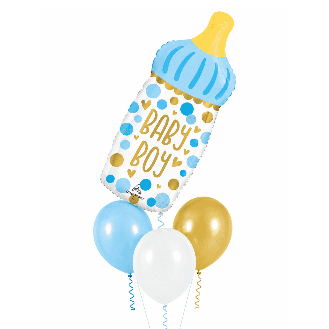 Globos con helio Pacha Baby Shower niño