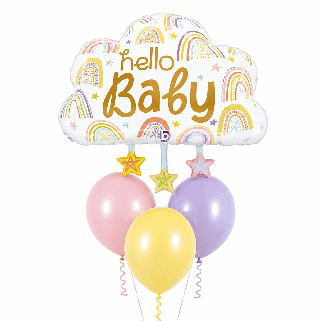 Globos con helio Hello Baby