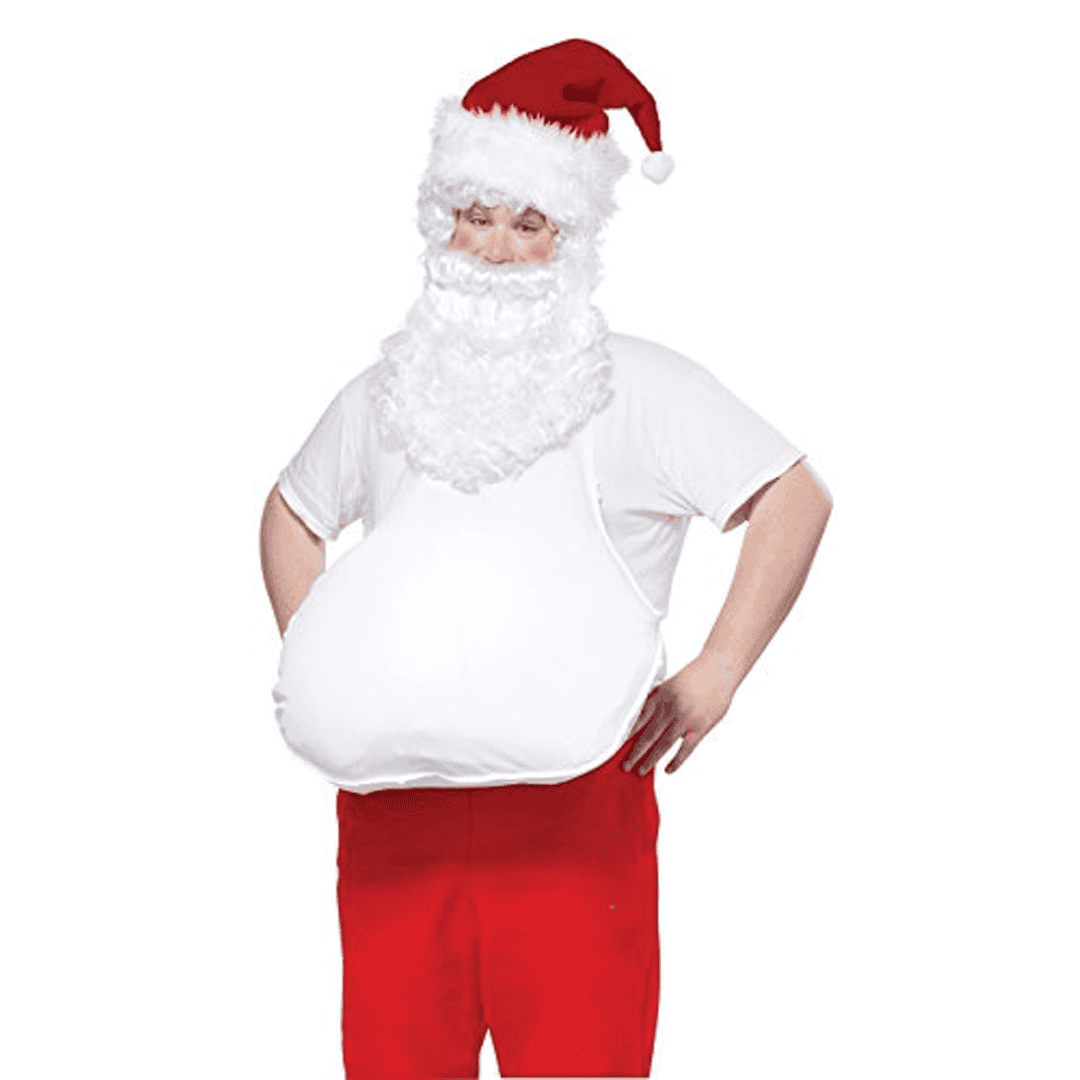 Barriga de Papá Noel para hombre