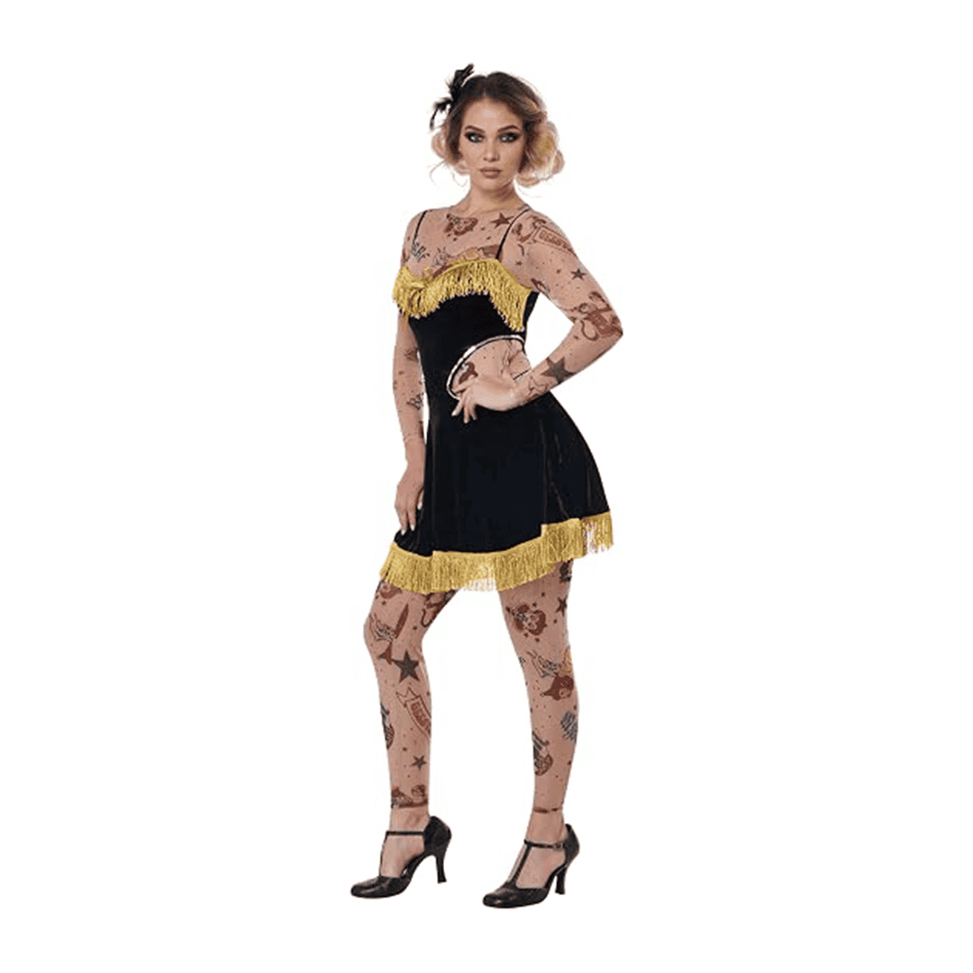 Disfraz de Mujer Tatuada para Mujer adulto talla L - Imagen 2