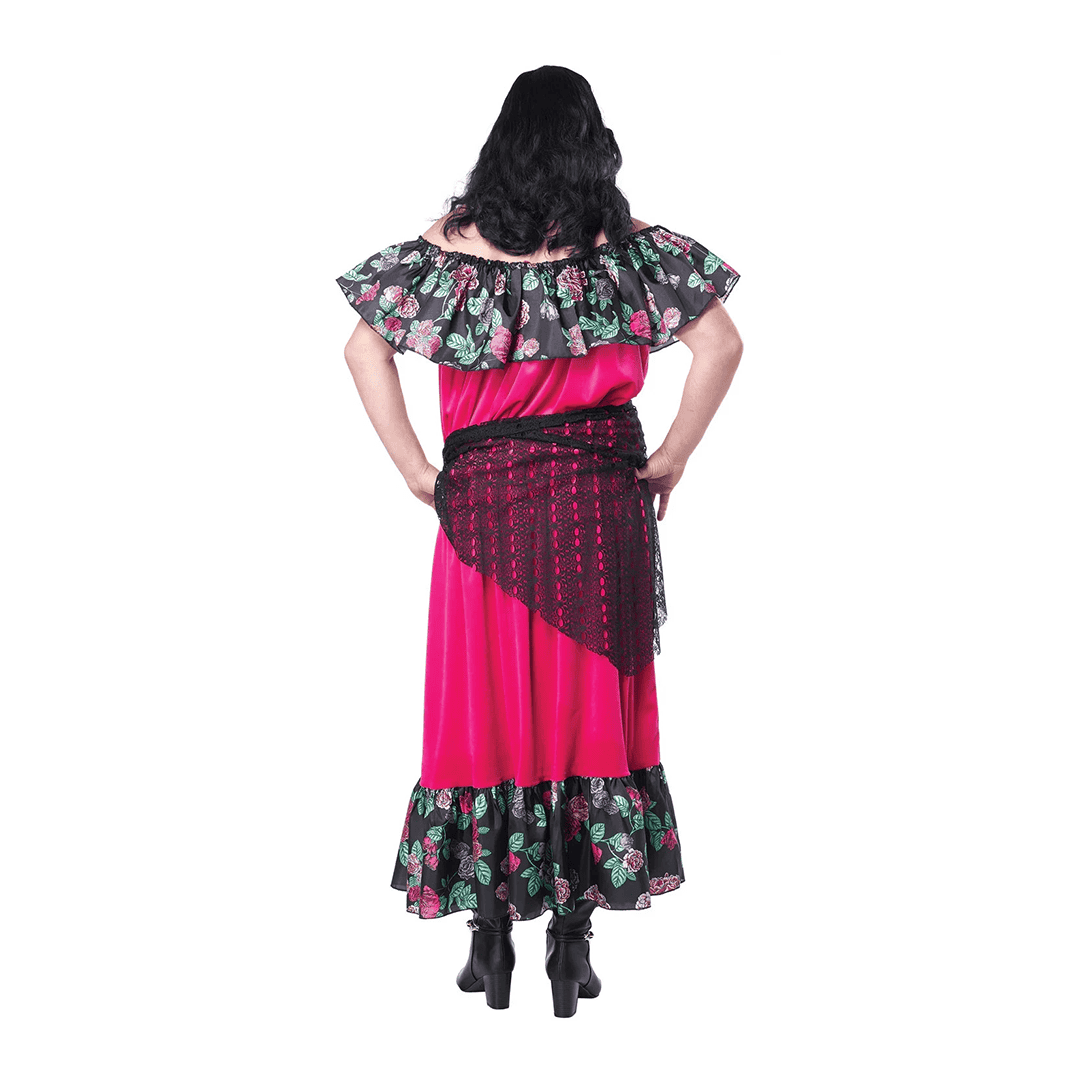 Disfraz La Dama Barbuda del Circo para Mujer adulto talla L/XL - Imagen 2