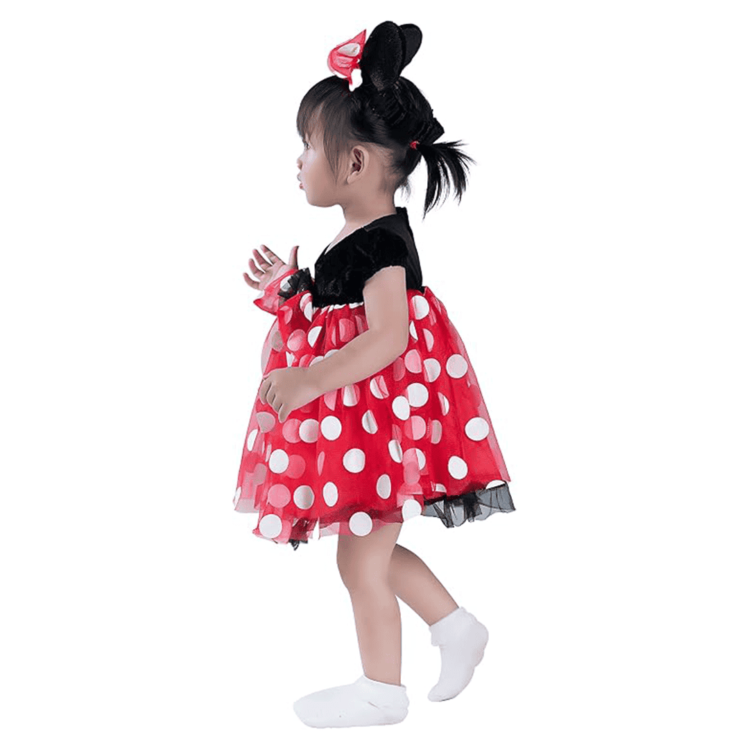 Disfraz de Minnie Mouse rojo para Niña pequeña - Imagen 3