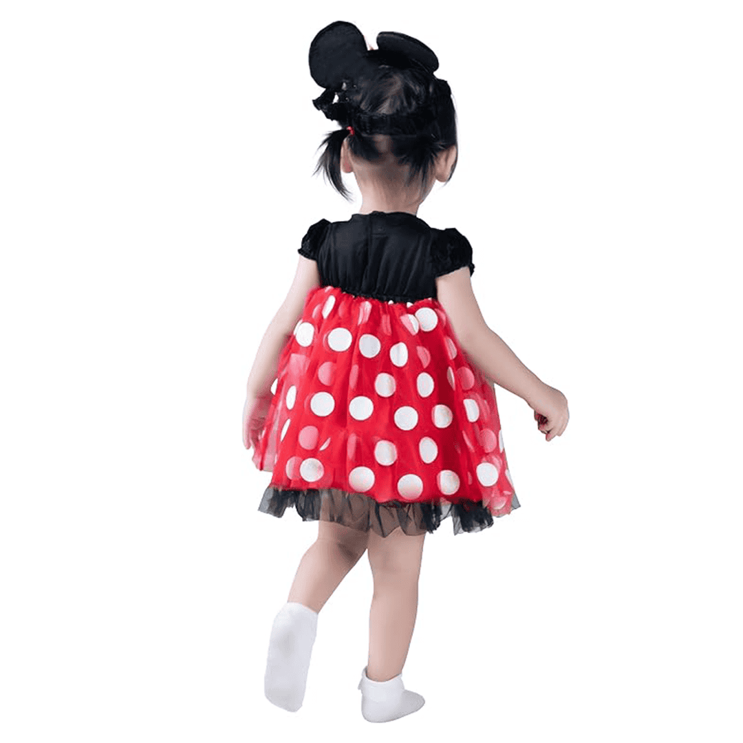 Disfraz de Minnie Mouse rojo para Niña pequeña - Imagen 4