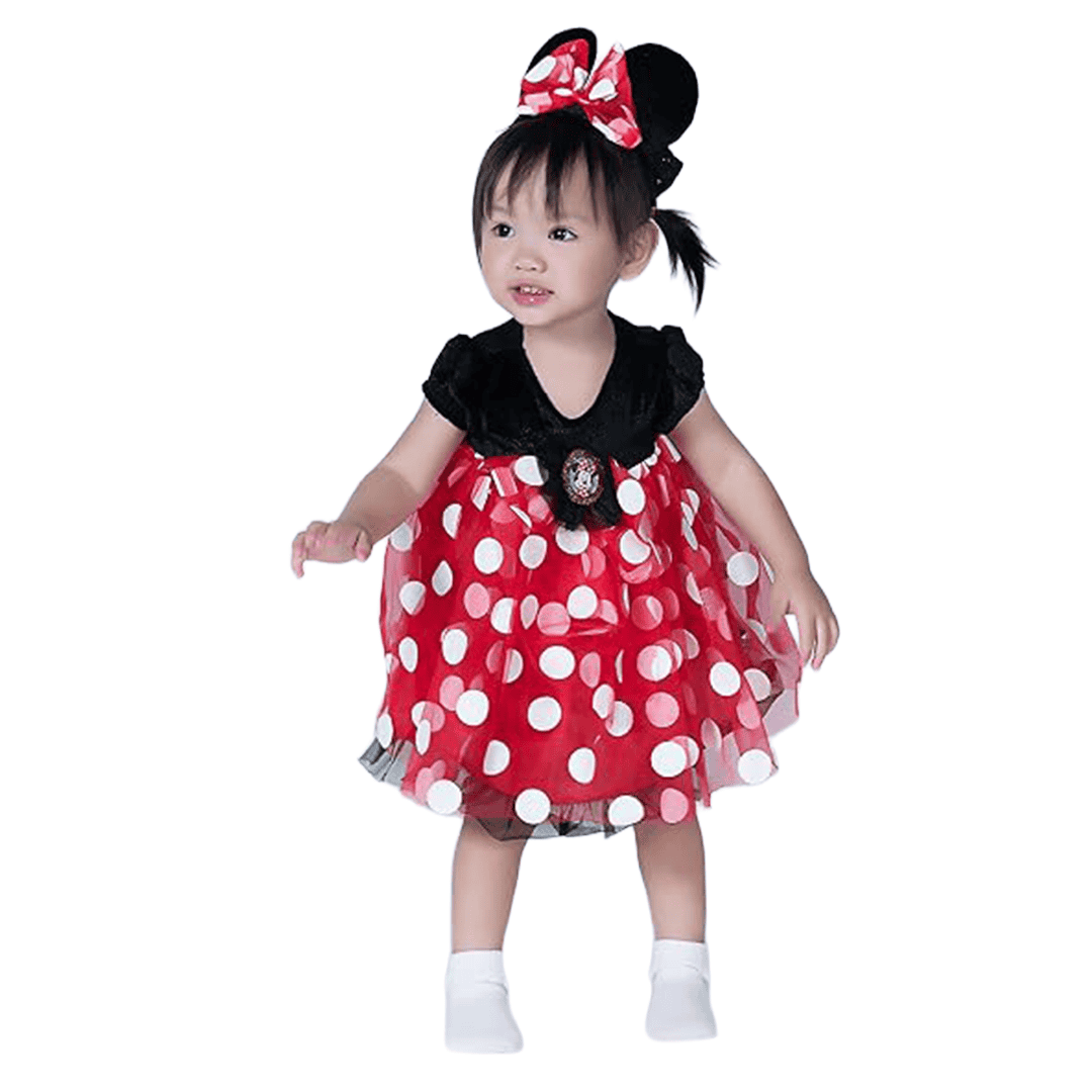Disfraz de Minnie Mouse rojo para Niña pequeña - Imagen 5