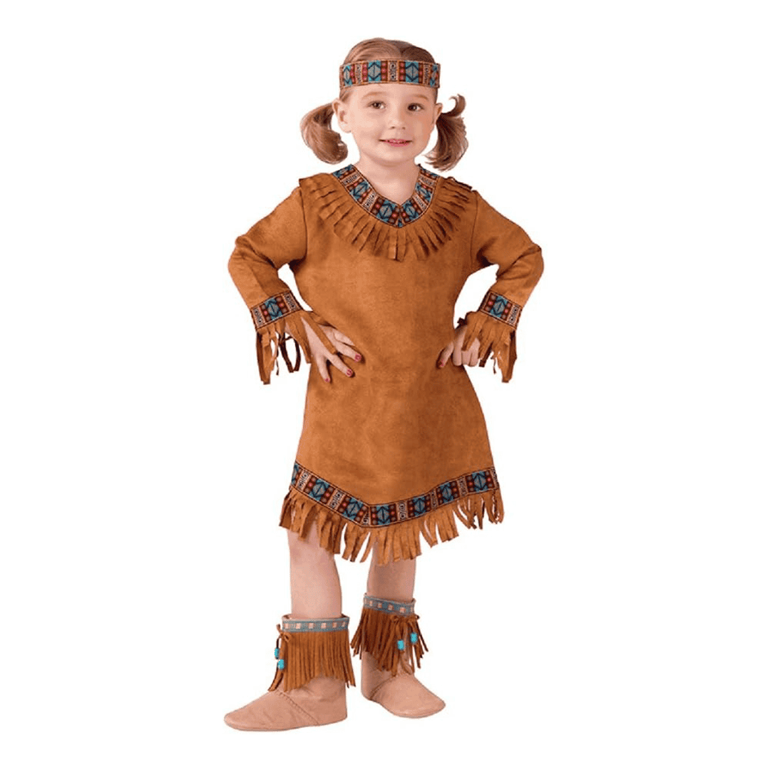 Disfraz de Nativa Americana para Niña talla 3T-4T