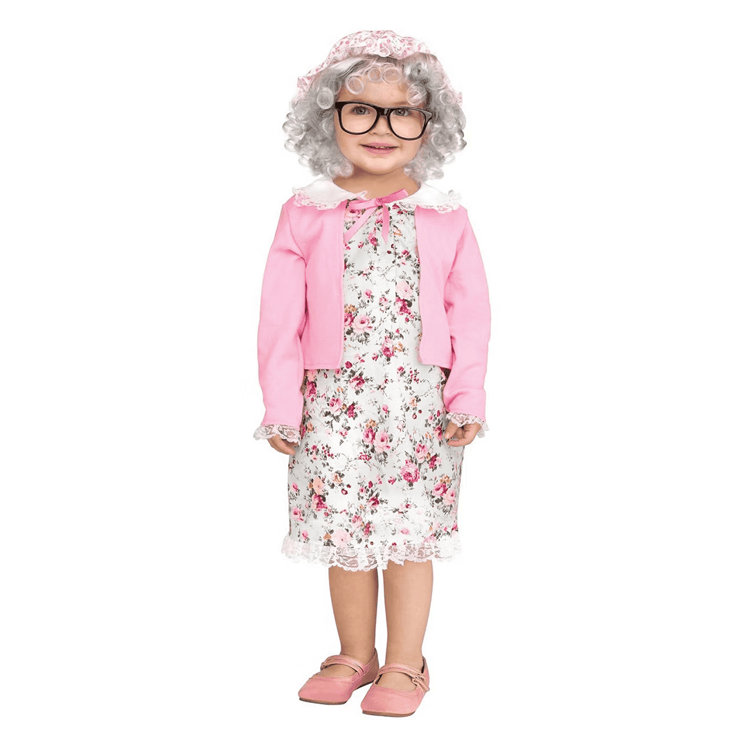 Disfraz de Abuela Li'l Grammy para Niña pequeña talla S