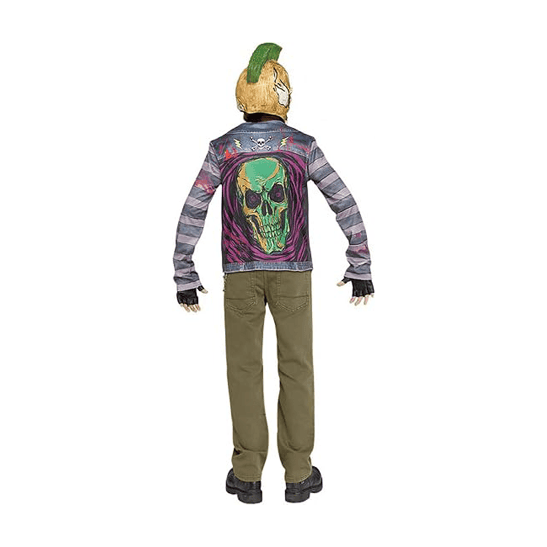 Disfraz de Punk Rock Zombie para Niño talla L - Imagen 2