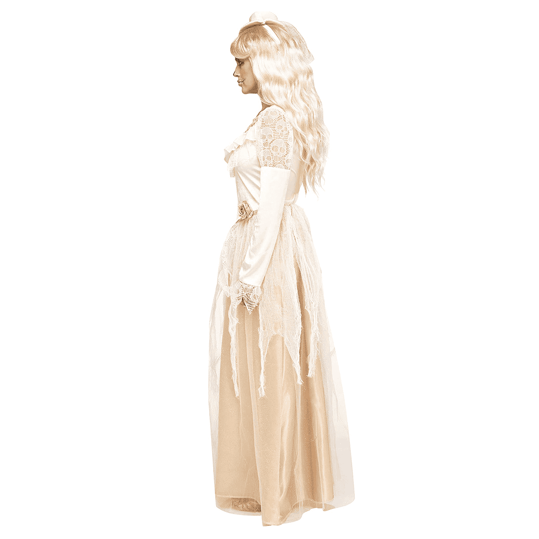 Disfraz de novia victoriana para adulto, talla S - M - Imagen 2