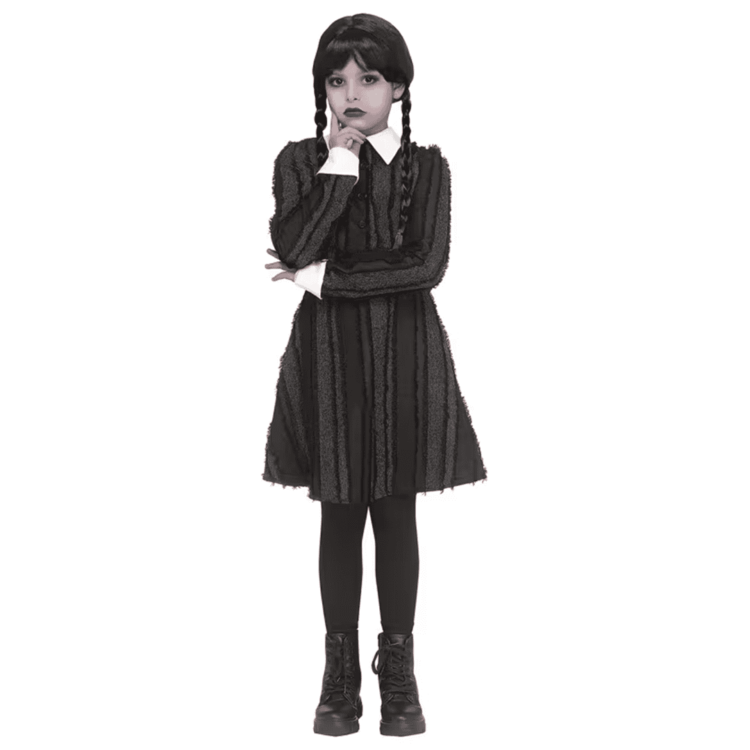 Disfraz de Merlina para niña - Talla Extra Grande 14-16 años