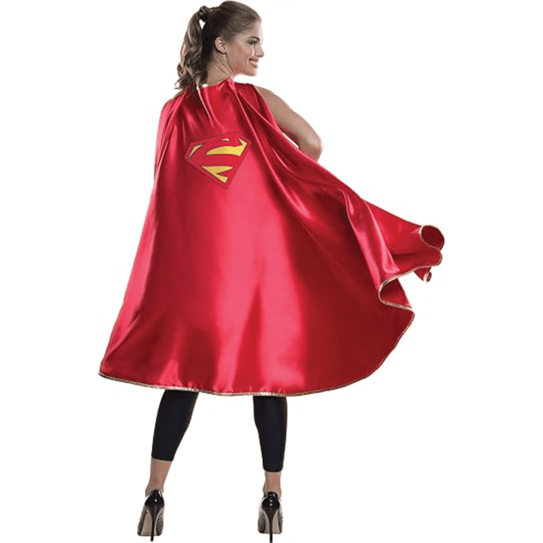 Capa de Superchica para Mujer adulto talla única