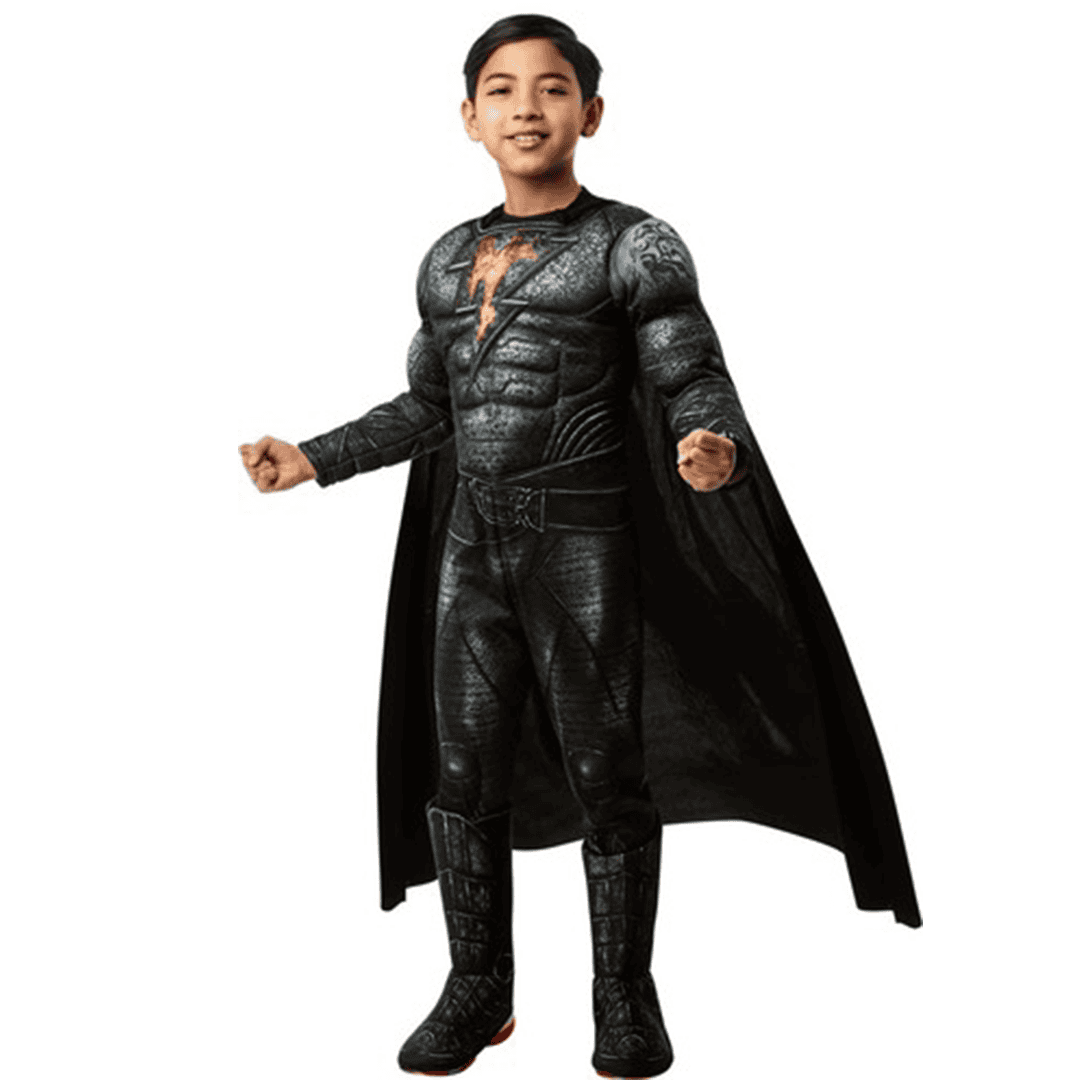 Disfraz de black adam para niños