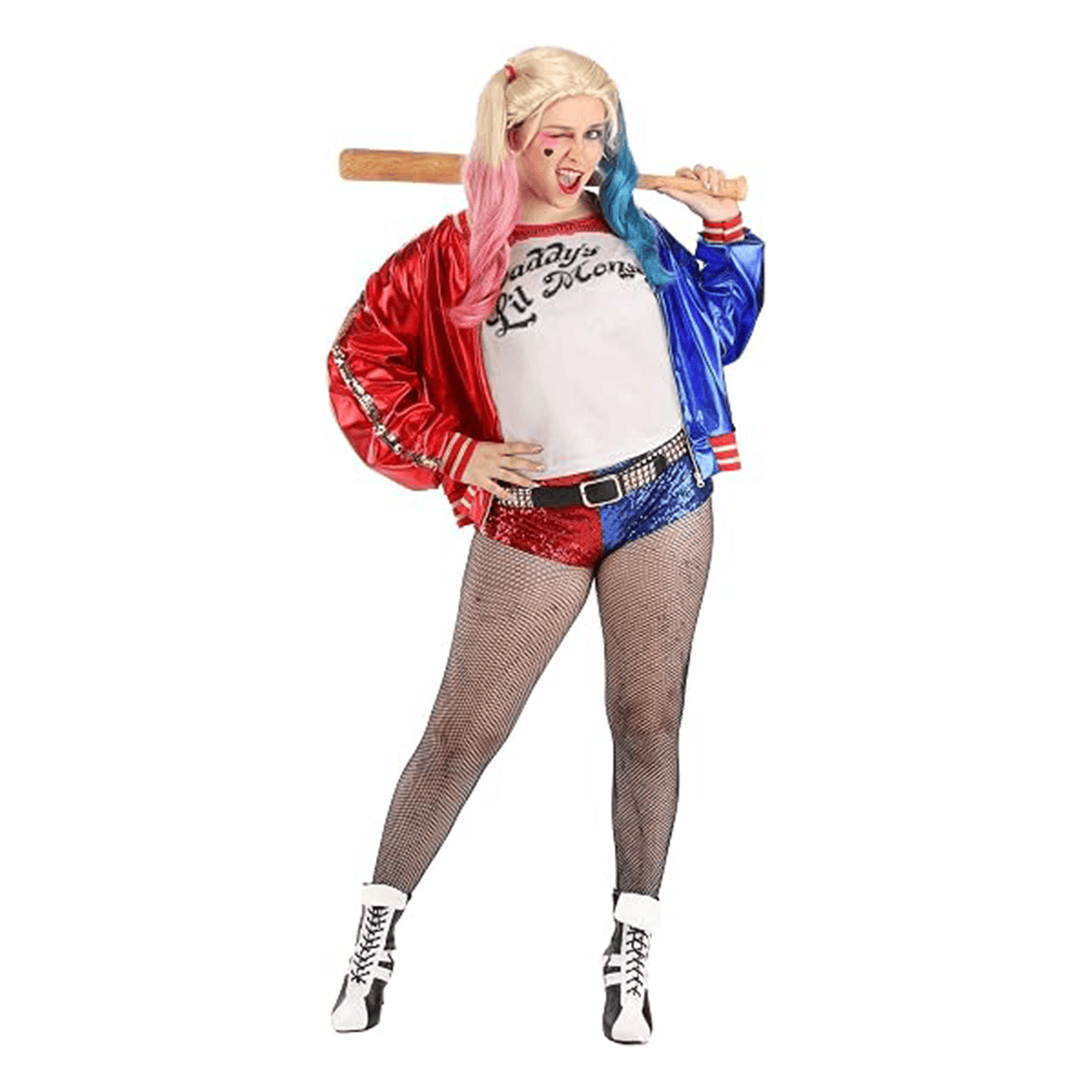 Disfraz de Harley Quinn para Mujer talla L - Imagen 3
