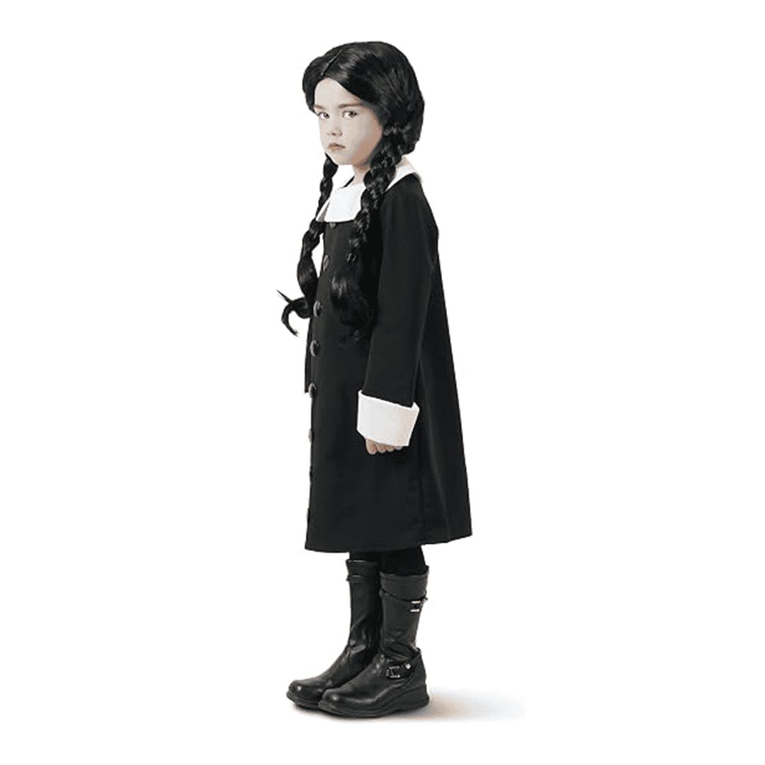 Traje de Merlina Addams para Niña talla S - Imagen 3