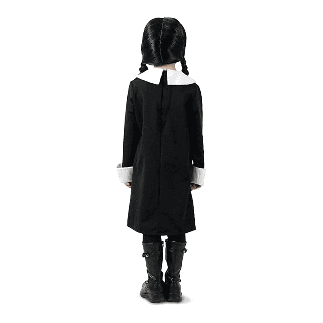Traje de Merlina Addams para Niña talla S - Imagen 4