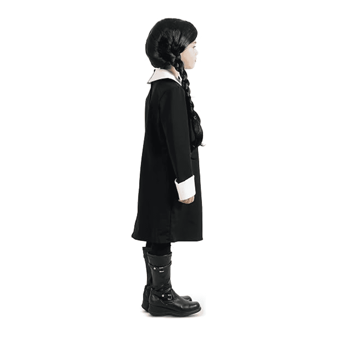 Traje de Merlina Addams para Niña talla S - Imagen 5