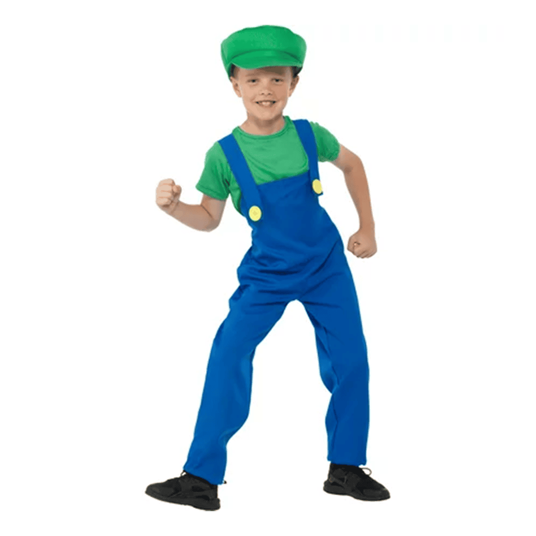 Disfraz de Luigi para Niño talla M