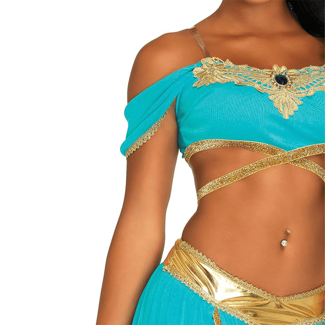 Disfraz de la Princesa Jasmín para Mujer adulto talla M - Imagen 4