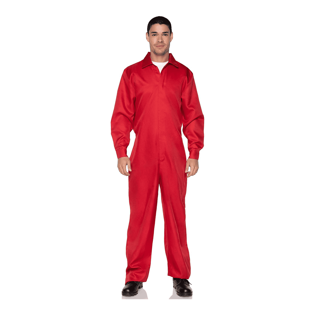 Overol Básico de color rojo para Hombre adulto talla única