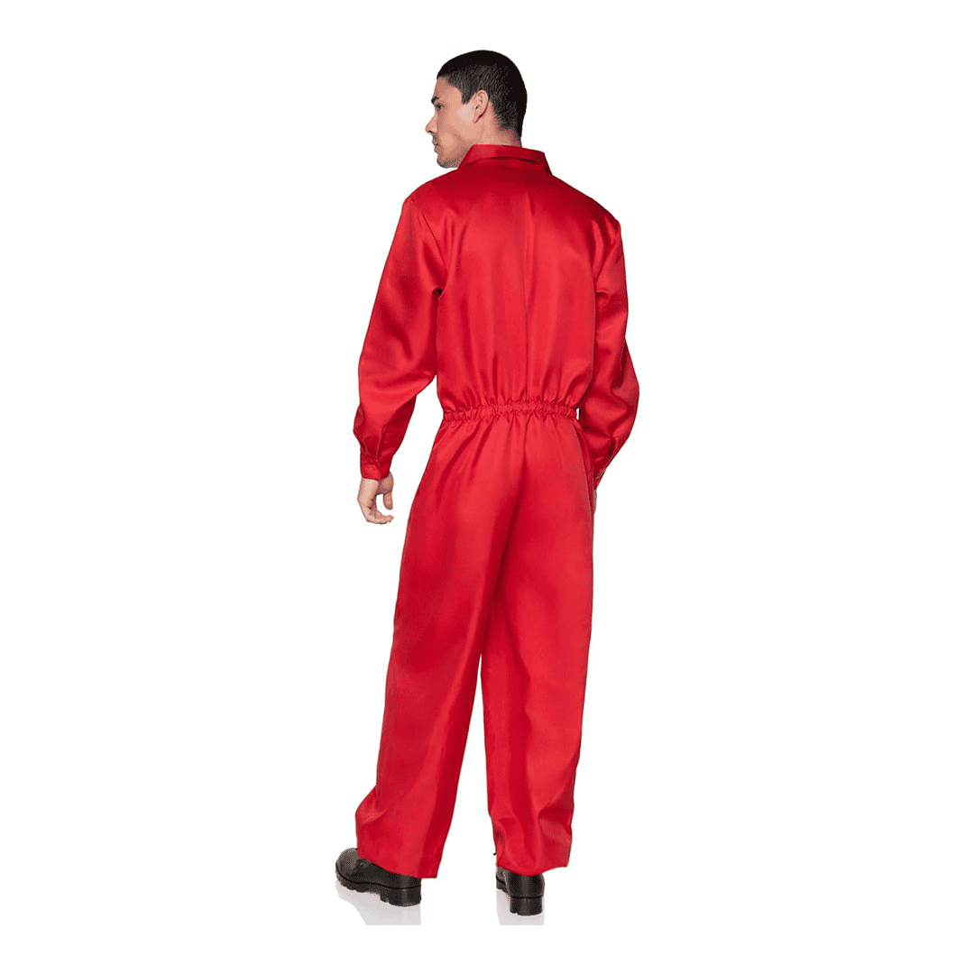 Overol Básico de color rojo para Hombre adulto talla única - Imagen 2