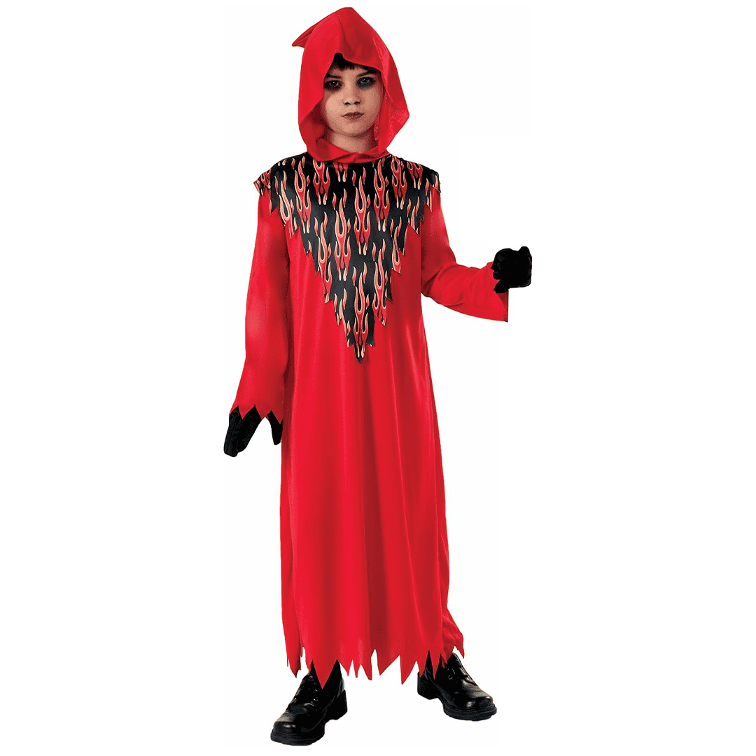 Disfraz para Niño con Capucha de Diablo, talla S