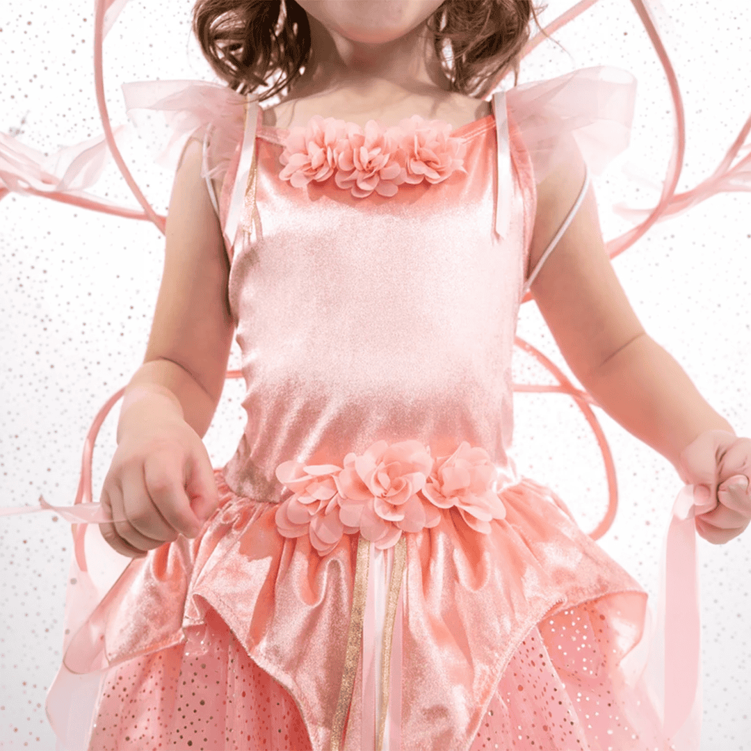 Vestido de Hada de Jardín de Rosas talla L - Imagen 4