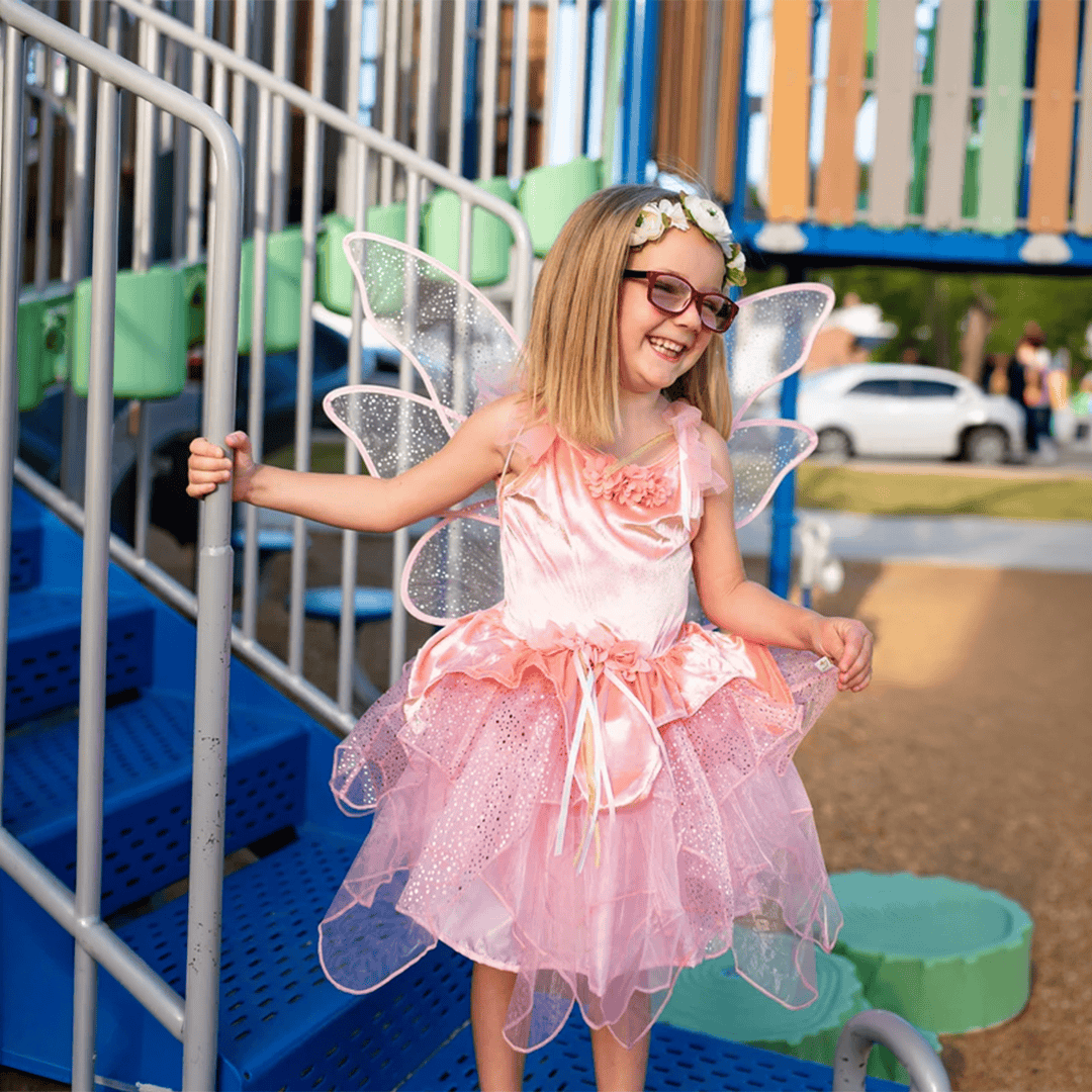 Vestido de Hada de Jardín de Rosas talla L - Imagen 5