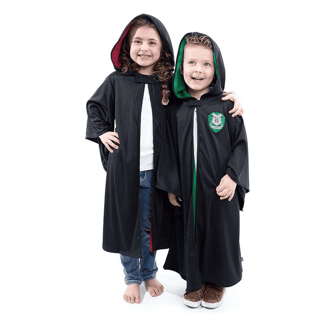 Disfraz de Mago color verde para Niños talla S/M - Imagen 3