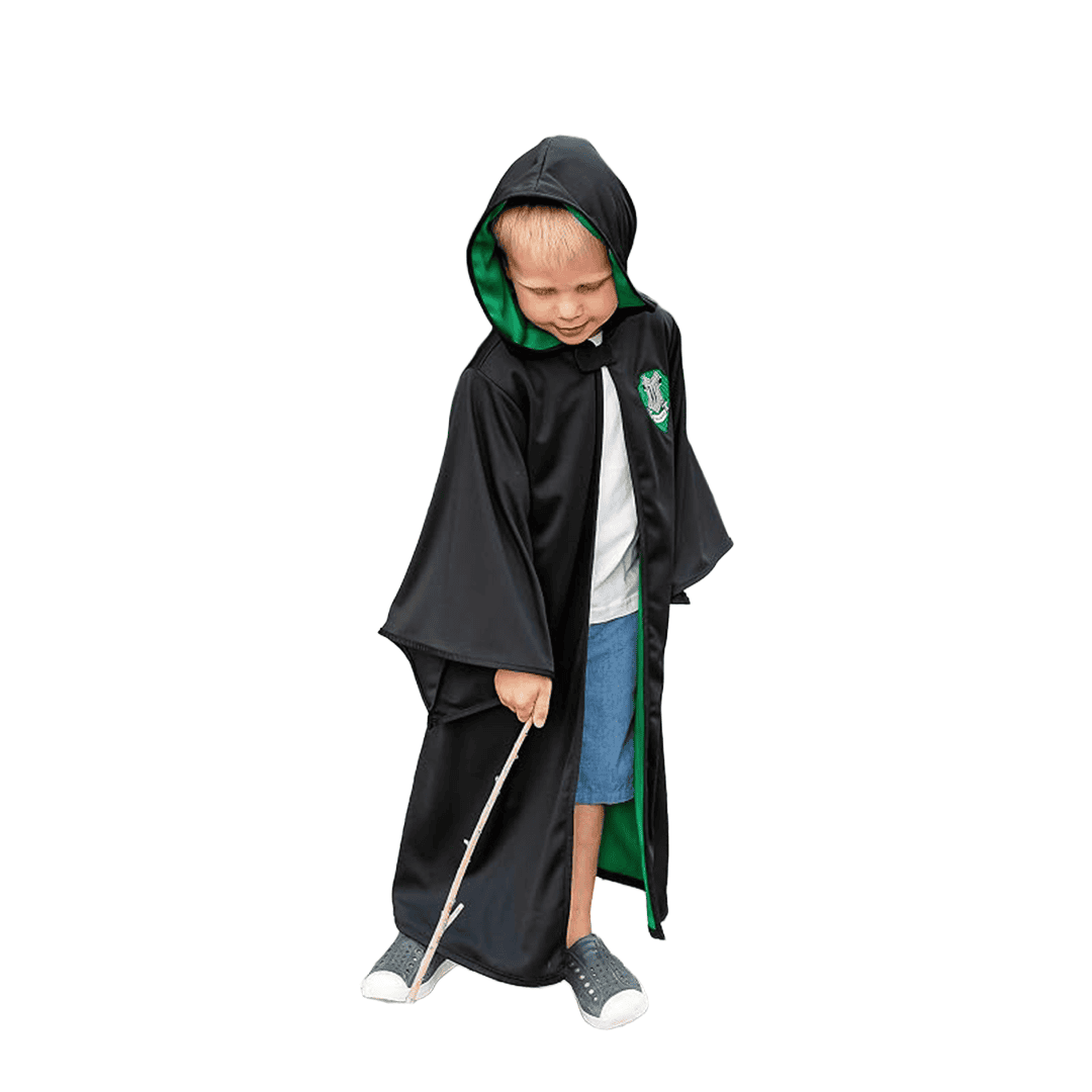 Disfraz de Mago color verde para Niños talla S/M - Imagen 6