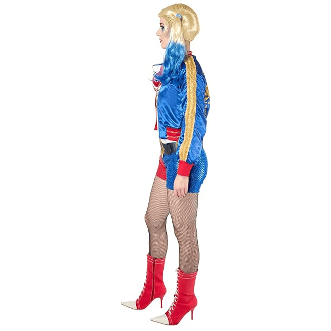 Disfraz de Harley Quinn para Mujer adulto talla L - Imagen 4
