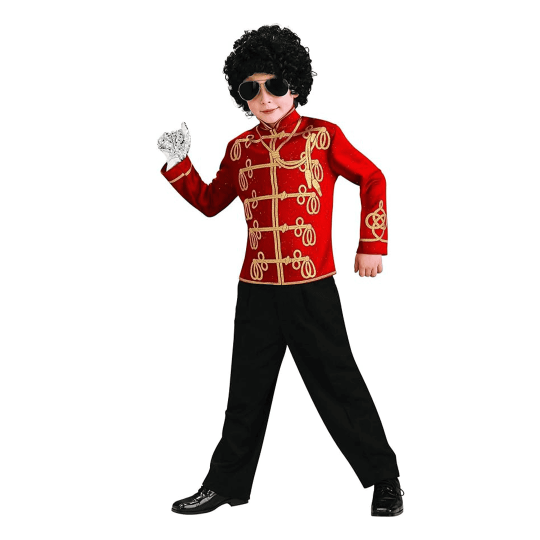 Chaqueta de Michael Jackson para Niño pequeño color rojo