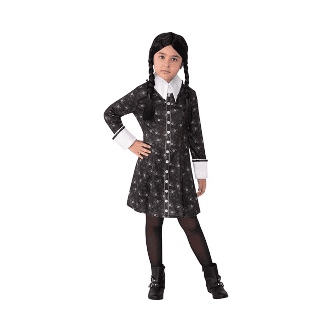 Traje de Merlina Addams para Niña talla S