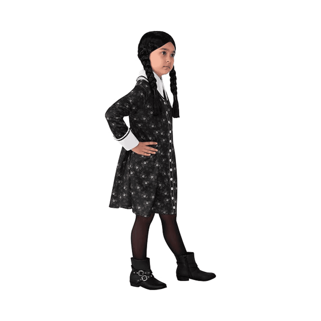 Traje de Merlina Addams para Niña talla S - Imagen 3