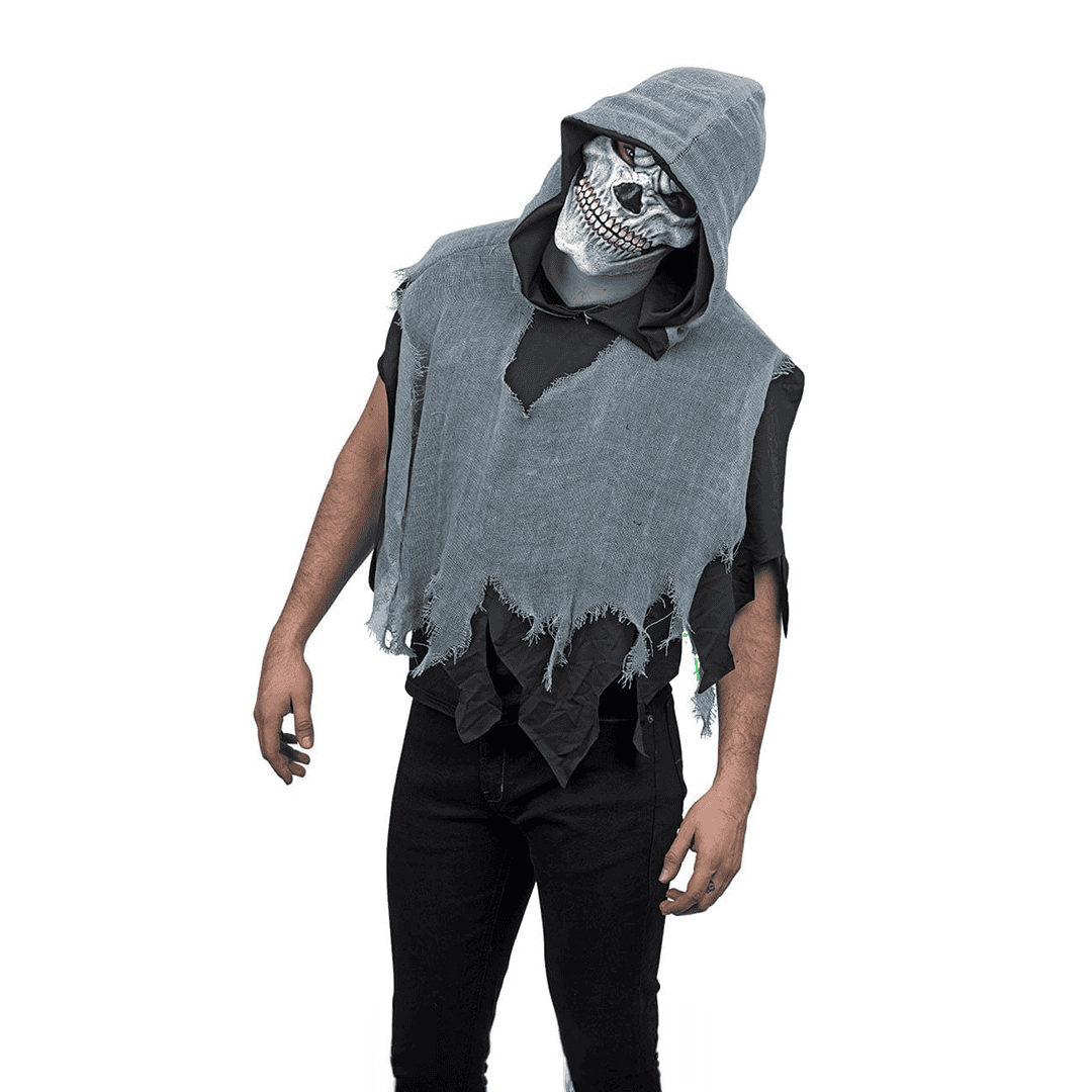Disfraz Unisex de Calavera de la Muerte talla única