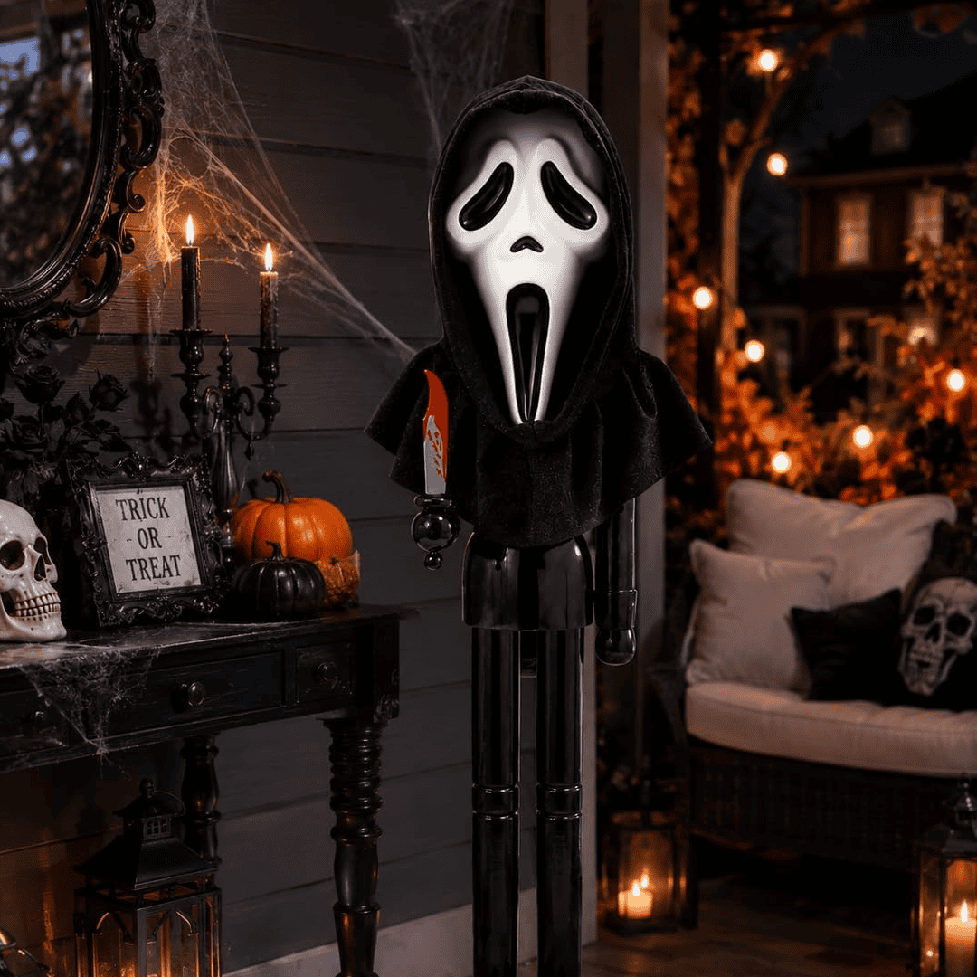 Cascanueces de madera ghost face de 90 cm - Imagen 2
