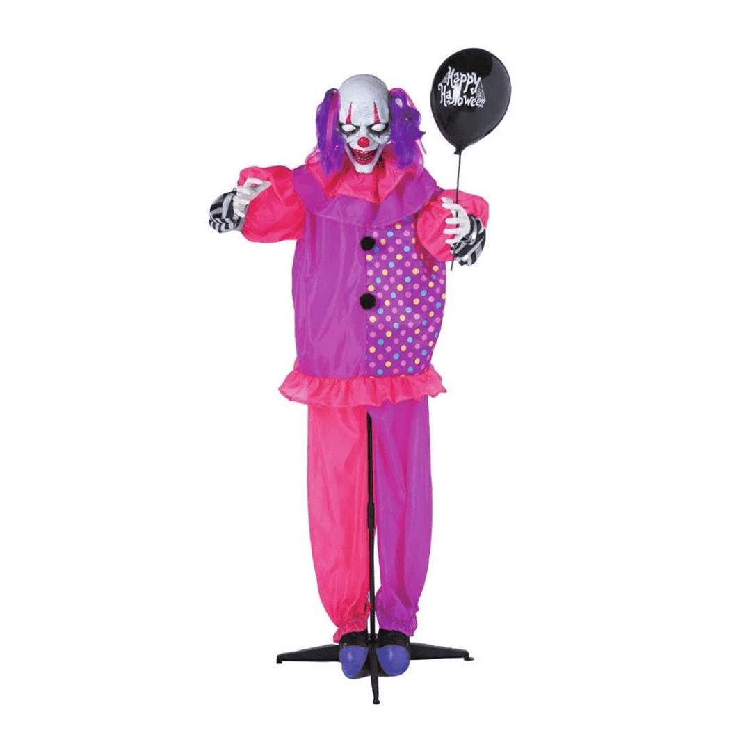 Payaso con globo animatronic