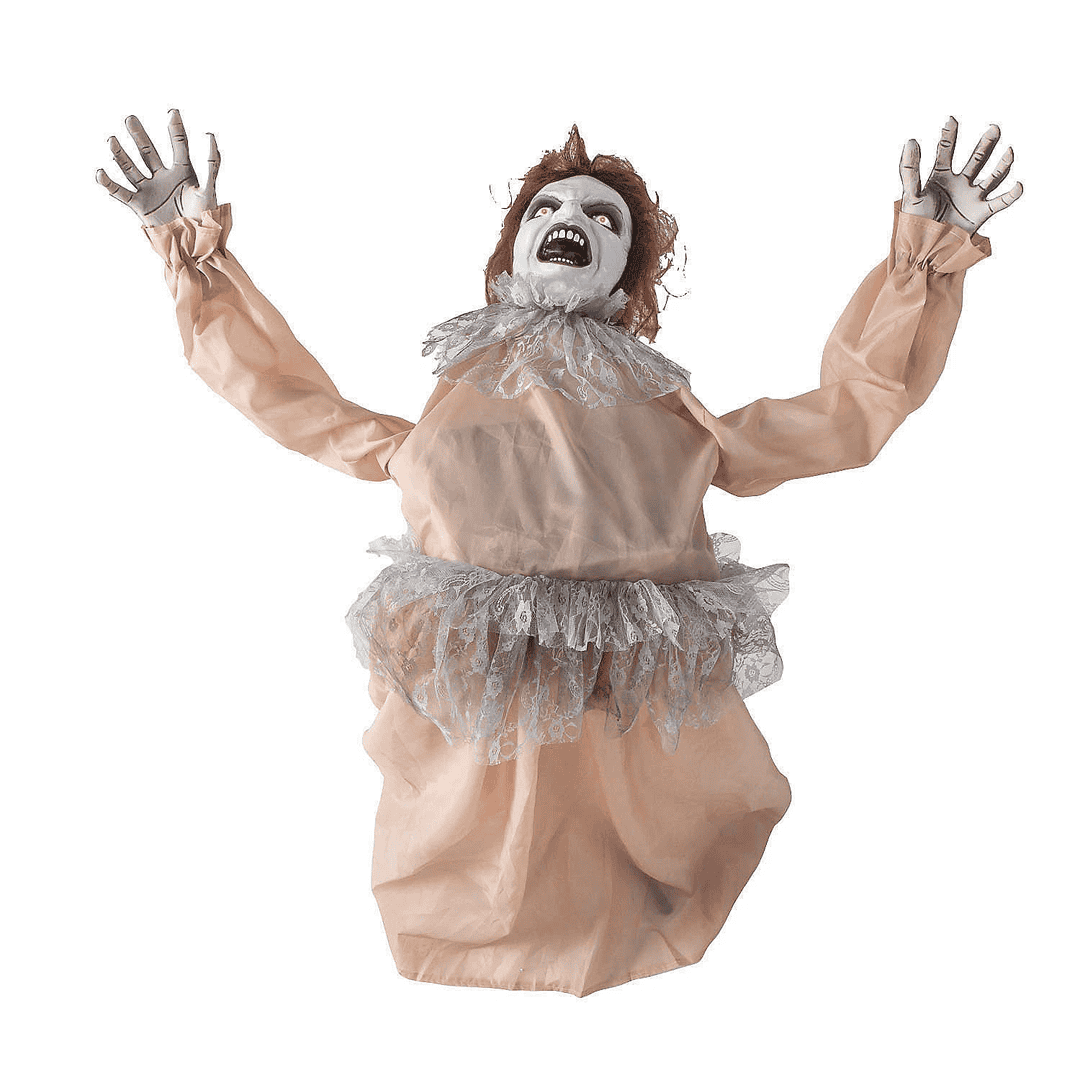 Dama espeluznante animatronic
