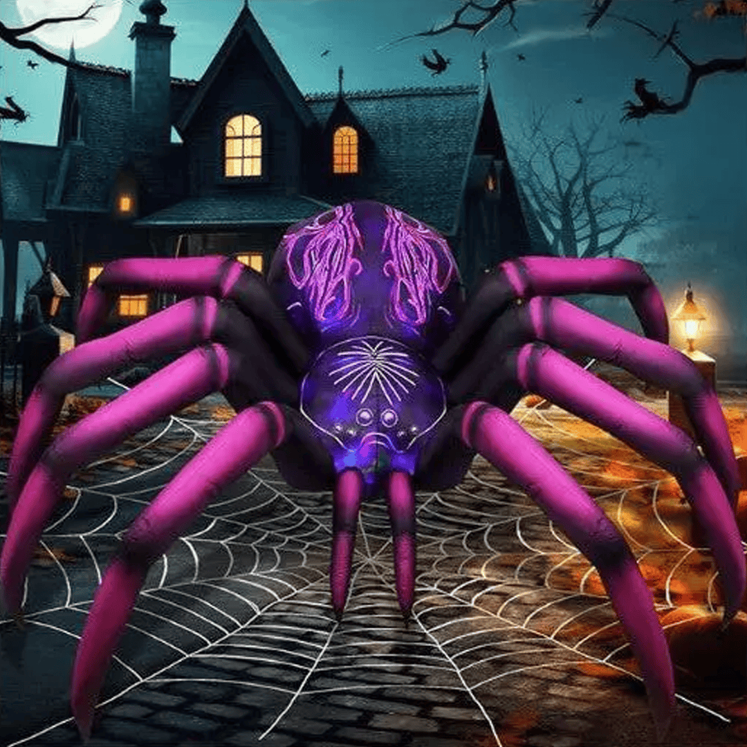 Inflable de halloween arana gigante - Imagen 2