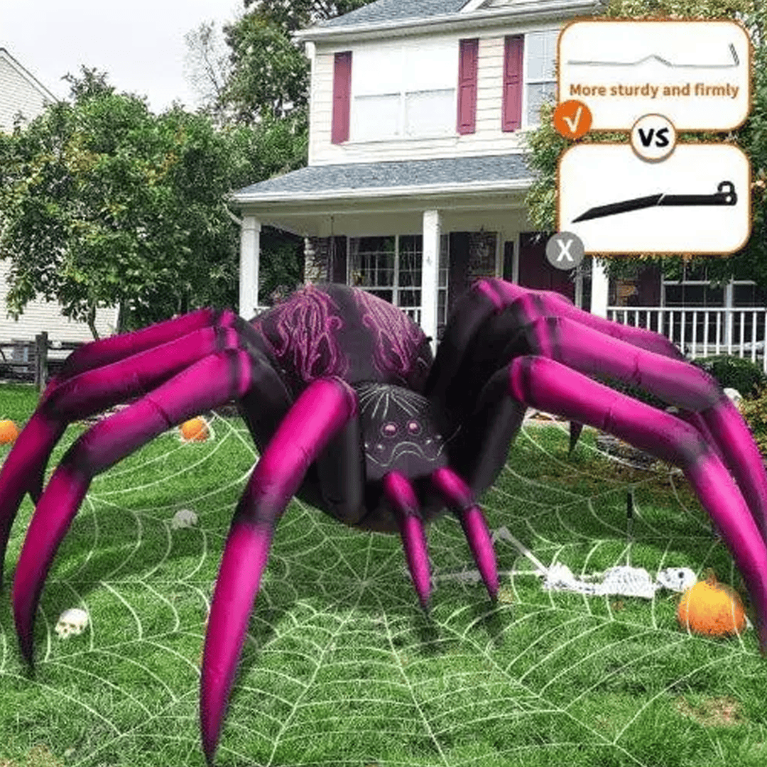 Inflable de halloween arana gigante - Imagen 4