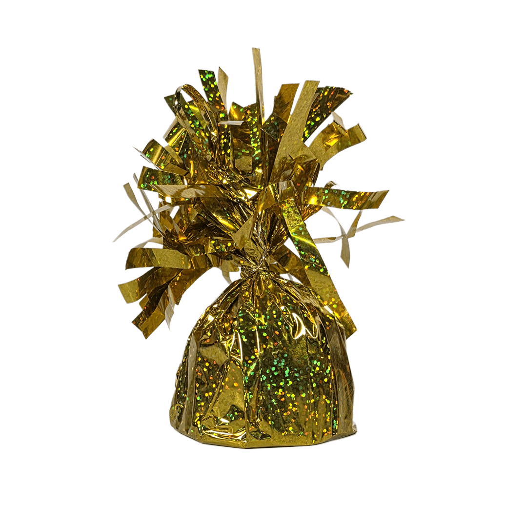 Peso para globos color dorado